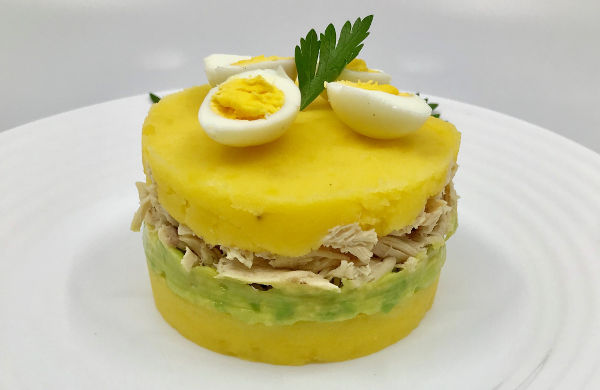 Causa Limeña de Pollo