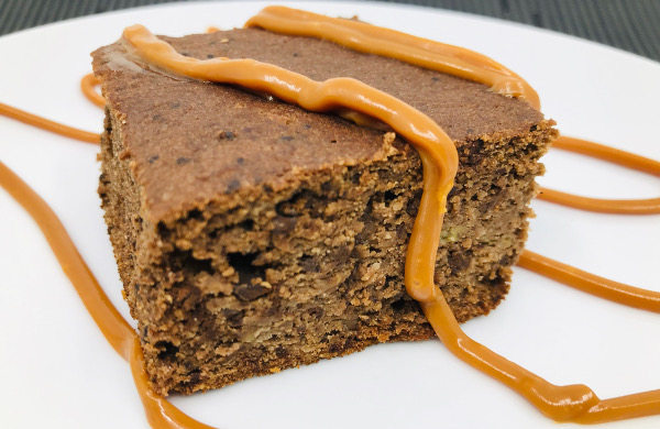 Torta de Banano y Chocolate con Harina Quinoa