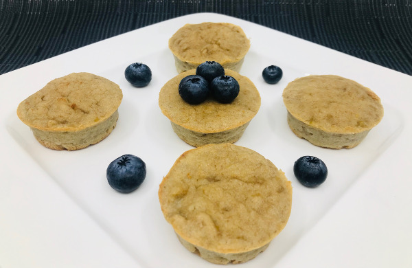 Torticas de Banano, Avena y Almendras